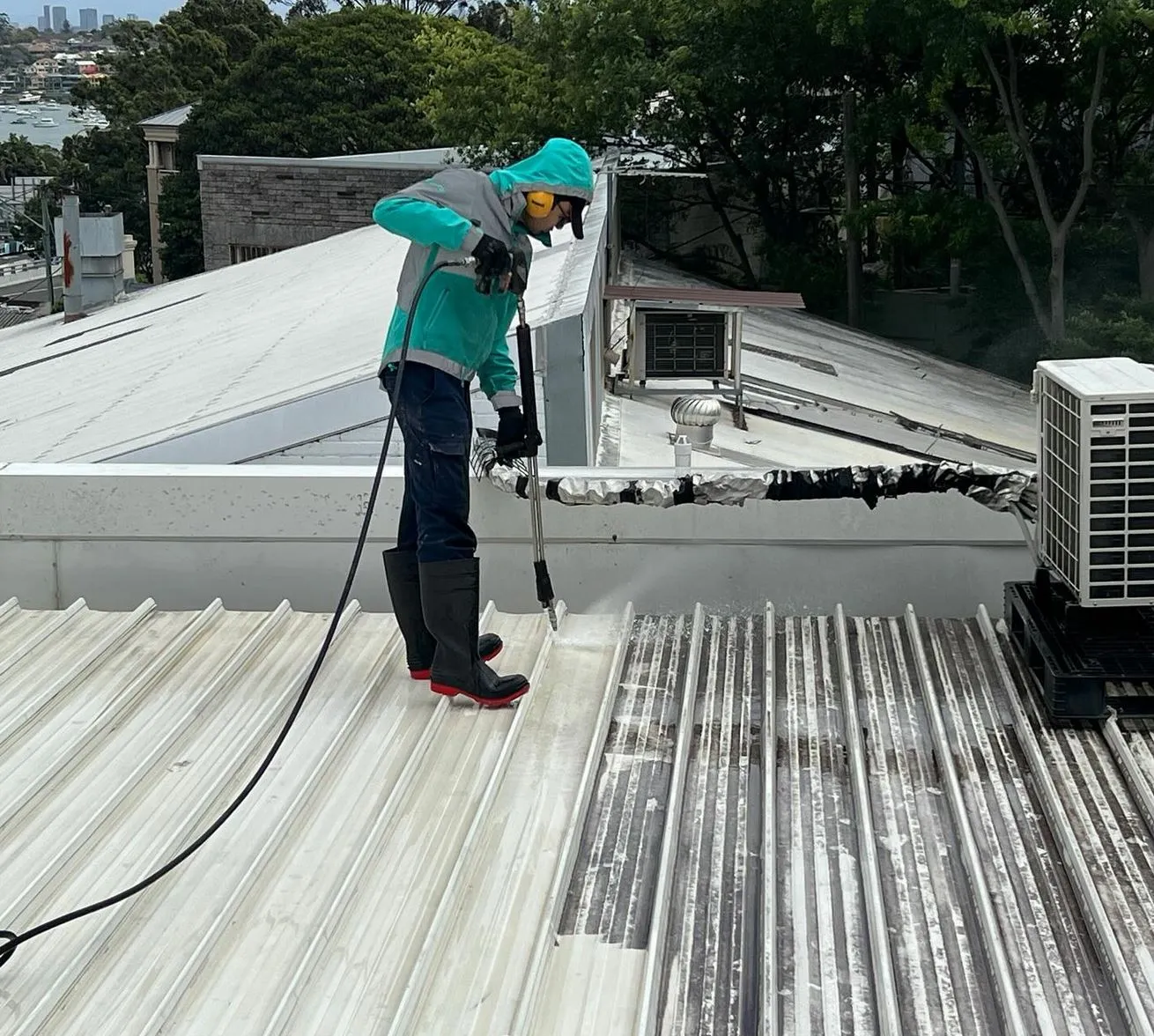 Pressure Roof Cleaning (If Required)